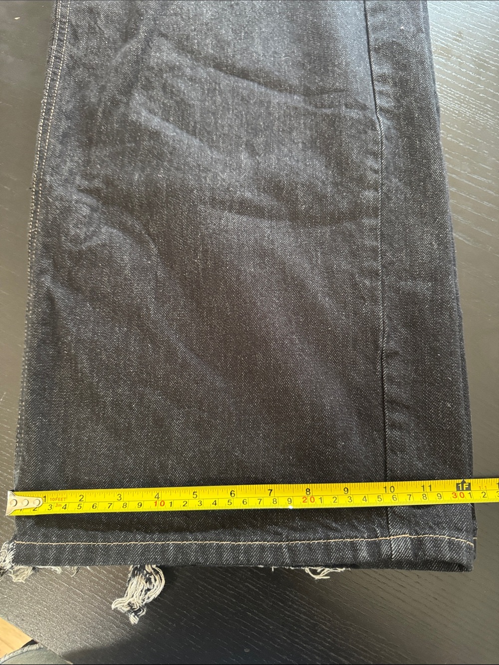 Disperal Relaxed Black Men's Denim Jeans size 32 - Picture 6 of 7